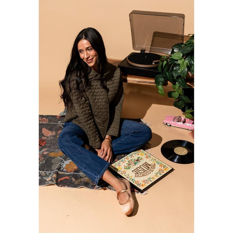 Heartfelt Quilted Jacket - Lightweight & Stylish