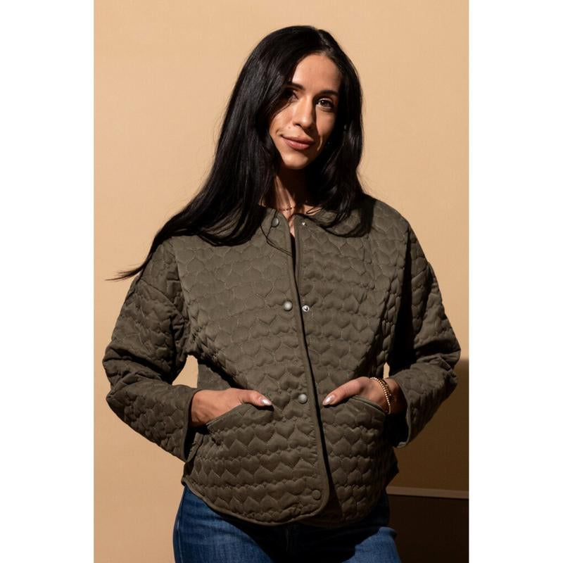 Heartfelt Quilted Jacket - Lightweight & Stylish