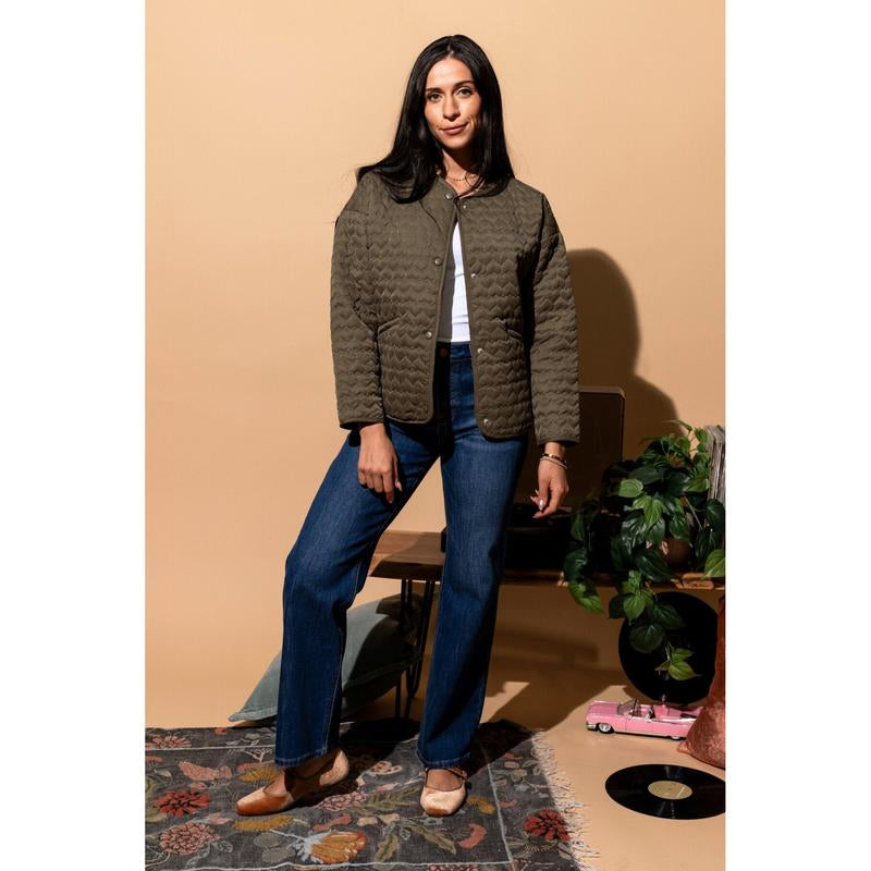 Heartfelt Quilted Jacket - Lightweight & Stylish