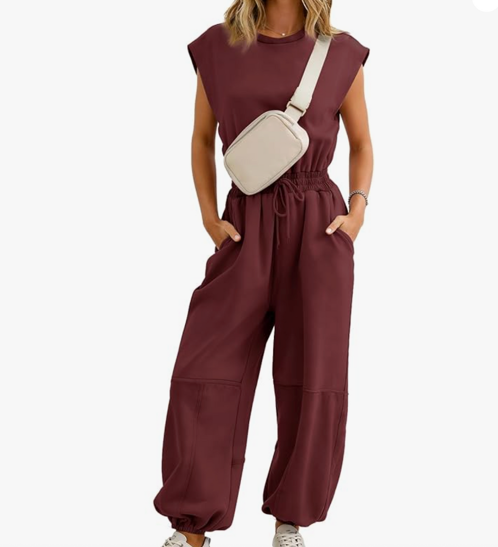 Casual One-Piece Jumpsuit - $89