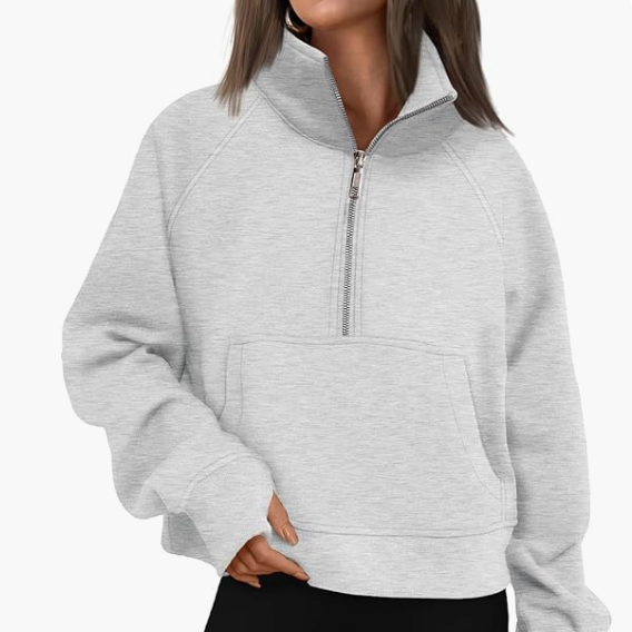 Women's Fleece-Lined Pullover Hoodie - $69