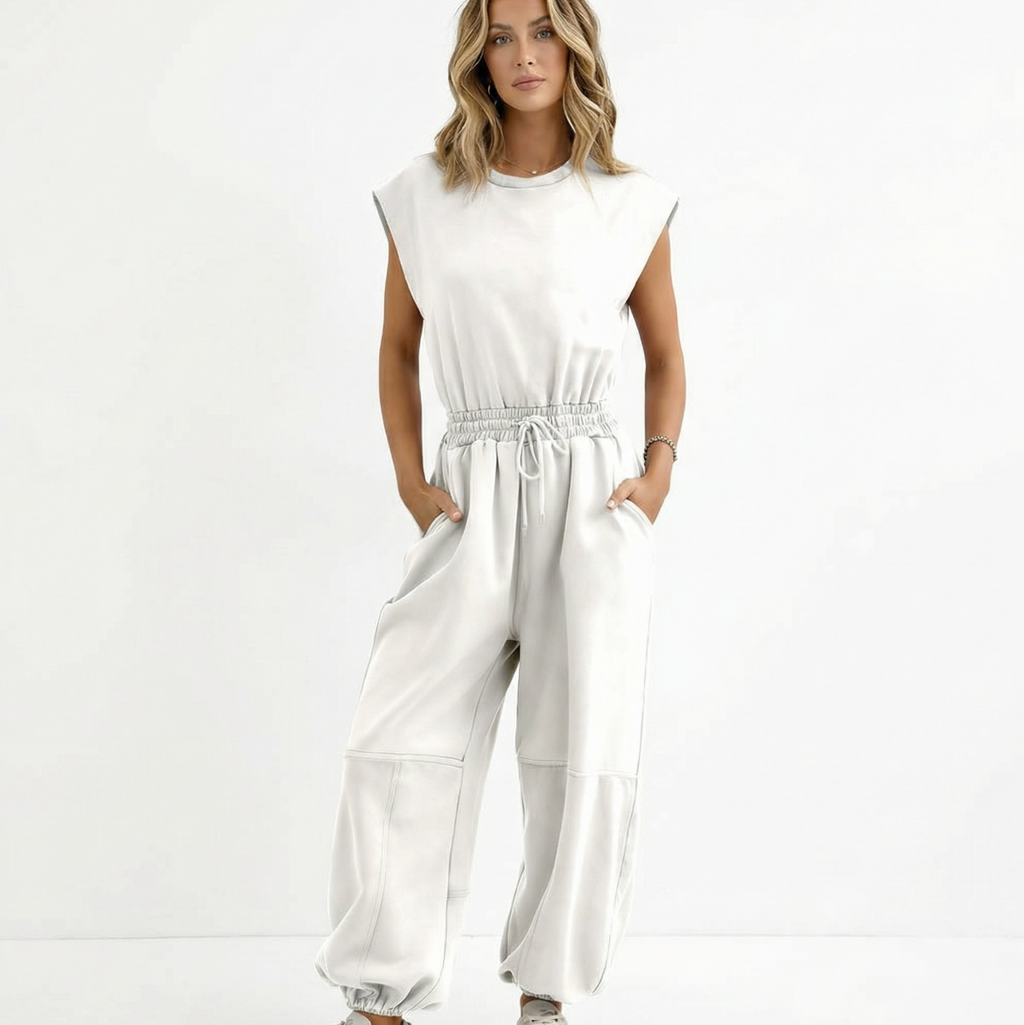 Casual One-Piece Jumpsuit - $89