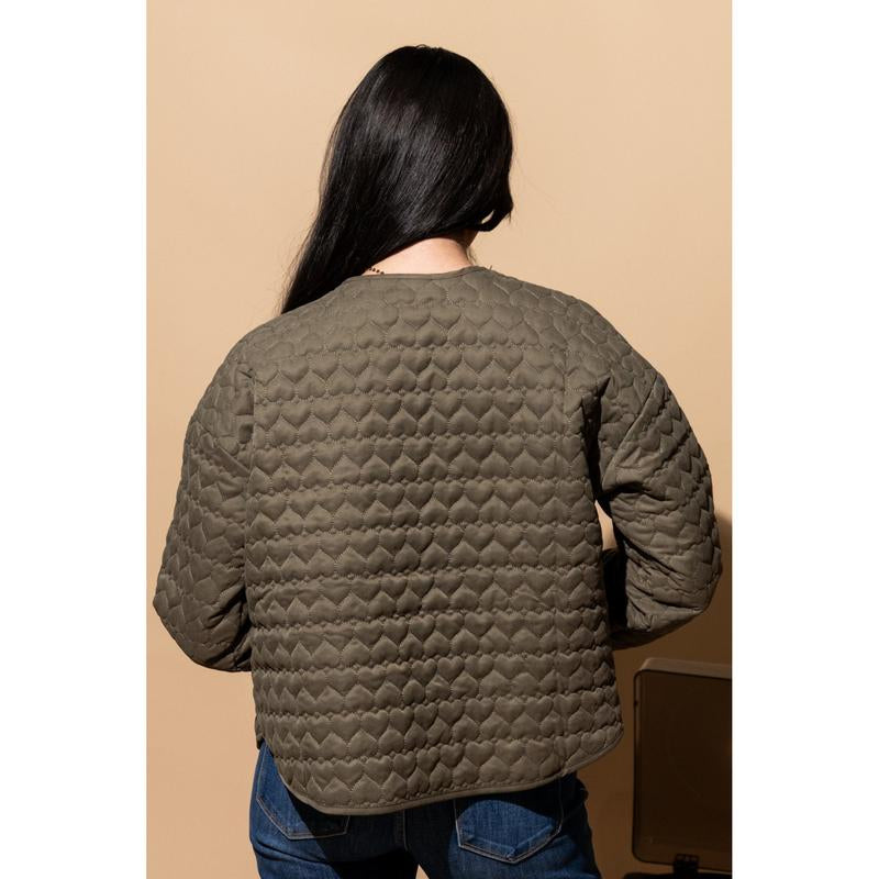 Heartfelt Quilted Jacket - Lightweight & Stylish