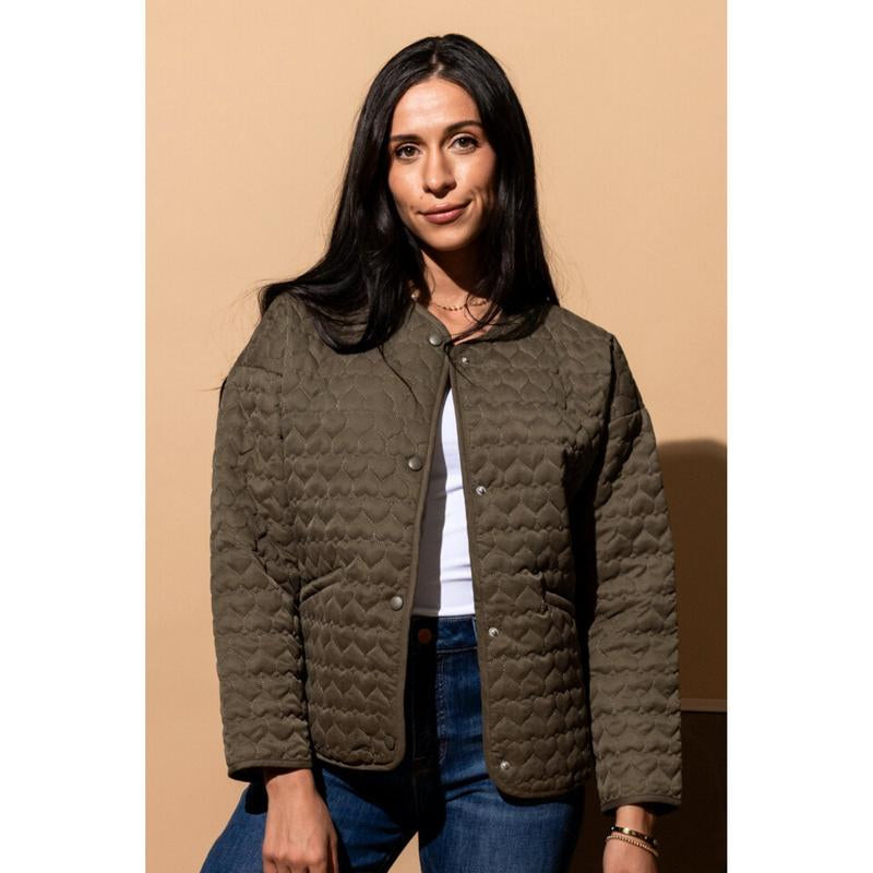 Heartfelt Quilted Jacket - Lightweight & Stylish